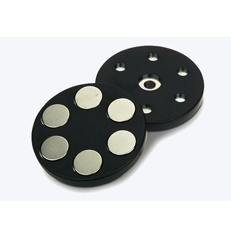 Rubber Coated Magnet NdFeB Pot Magnet with Inner Thread 66