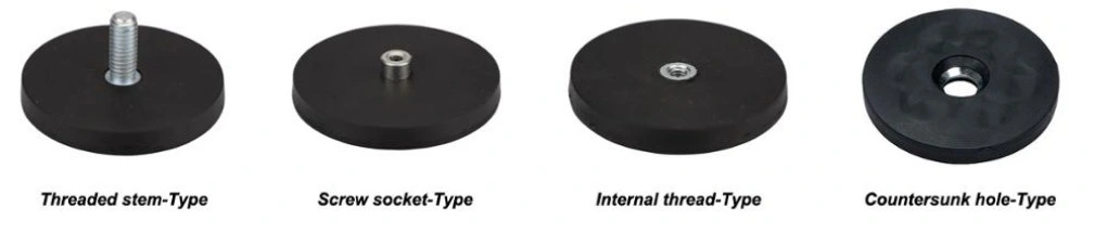 Rubber Coated NdFeB Mounting Magnets with Screw Pot Cup Magnets