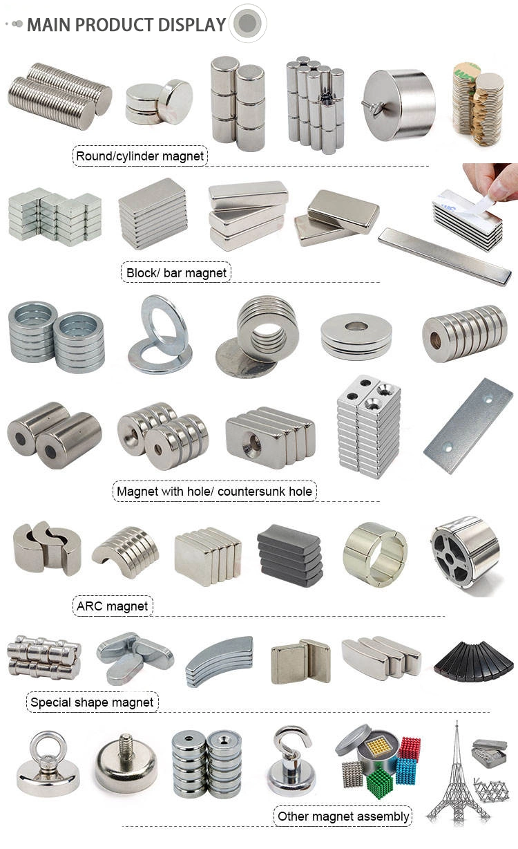 Neodymium Magnet Arc Segment Magnet Rotor Radial Arc NdFeB Magnet, N35-N52, Chinese Manufacturer, High Precision and Cost Performance