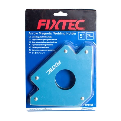 Accessoires de soudage Fixtec Supports de soudure en acier de localisateur triangulaire de 75 lb Support de pinces de soudage magnétiques de 5 